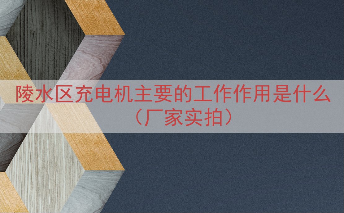 陵水区充电机的工作作用是什么（厂家实拍）